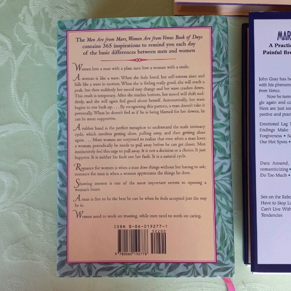 ๐ Series of 3 books: Men are from Mars, Women are from Venus by John Gray, PhD - Picture 6 of 7